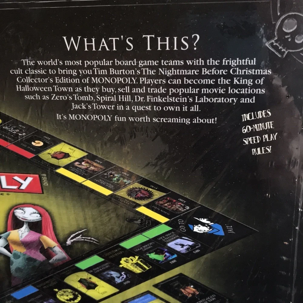 Monopoly: Disney Tim Burton’s The Nightmare Before Christmas collectible game - Picture 5 of 6